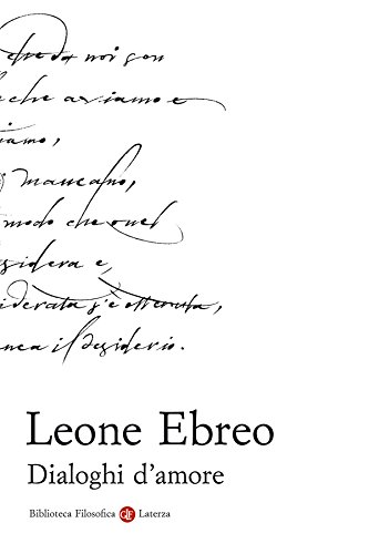 Dialoghi d'amore (Biblioteca filosofica Laterza) (Italian Edition)