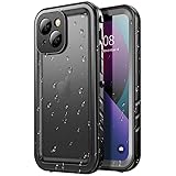 SPORTLINK for iPhone 13 Mini Waterproof Case - Full Body Shockproof Dustproof Phone Screen Protector Rugged Waterproof Case for iPhone 13 Mini 5.4 Inches Black