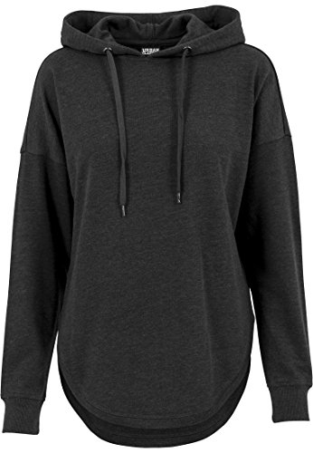 Urban Classics Sweat À Capuche Surdimensionné en Éponge pour Femme Shirt, Anthracite, XL