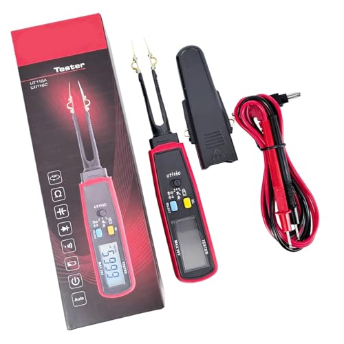 Testeur de fusibles rotatif 180° pour mesure de condensateur et tirage