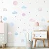 Amazon.com: Rainbow Cloud with Polka Dots Wall Stickers, Rainbow Wall ...