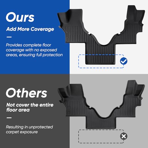 Tapis en caoutchouc TPE de haute qualité pour Ford Econoline E350 - 3