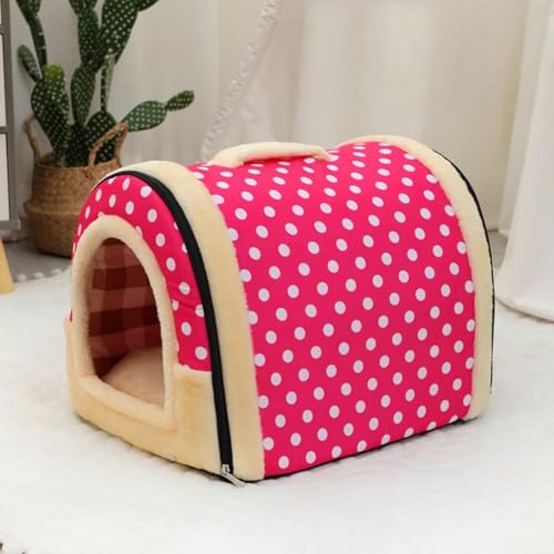 ペット用ベッド 犬ベッド ペットハウス 猫ハウス カラー5 ドーム型 冬用 寒さ対策 ペット用クッション マット オシャレ 取り外し 耐久耐用 室内 洗える 小型 犬小屋 ペットベッド 防寒保温 M 雑物収納 取り外す 洗える あったか 秋冬 ふわふわ ペ
