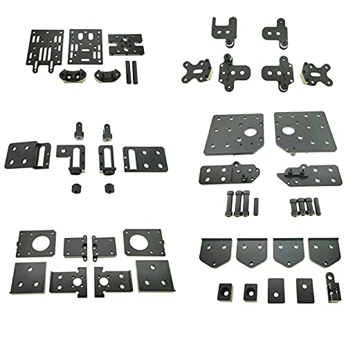 Lysee 3D Printer Parts & Accessories - Upgrading T8 Thread Rod BLV MGN Cube 3D Printer All Metal Upgrade Kit BLV CNC Aluminum Alloy Metal Mount Bracket - (Color: Triple Z axis)