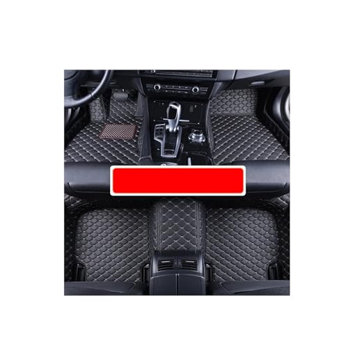 MCGFSDO ヒュンダイ ベラクルス 7人乗り 2012 2011 2010 2009 2008 2007年式対応 カーフロアマット カーペット インテリアアクセサリー(LHD 4pcs blk beige)