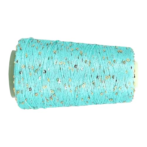 Hilo de seda helada de verano y algodón de 50g para tejer a mano con lentejuelas 4
