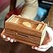 BSIRI Ziggurat Chest- Secret Box Brain Teaser Wooden Puzzle Boxes with Hidden Compartments. Ideal Mystery Box, Money Box, Jewelry Box, 3D Puzzle Lock Box, Gift Card, and Money Puzzle Box