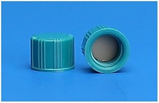 J.G. Finneran B5360PH-13G 13-425mm Green Ribbed Thermoset Solid Top Cap, PTFE/F217 Lined, Green (Pack of 1000)