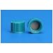 J.G. Finneran B5360PH-13G 13-425mm Green Ribbed Thermoset Solid Top Cap, PTFE/F217 Lined, Green (Pack of 1000)