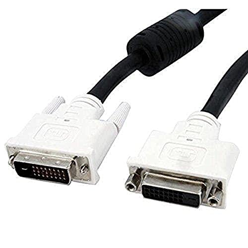 StarTech.com DVI Extension Cable - 6 ft - Male to Female Cable - 2560x1600 - DVI-D Cable - Computer Monitor Cable - DVI Cord - Video Cable (DVIDDMF6),Black