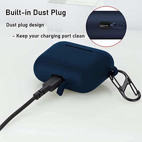 Cover Case Replacement For Razer Hammerhead True Wireless Pro Gaming Earbuds, Silicone Protective Skin ( Blue) - Lefxmophy #TOP1