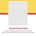 School Smart - 85320 Red & Blue Storybook Paper, 3/4 Inch Ruled Long Way, 11 x 8-1/2 Inches, Natural, 500 Sheets