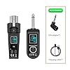 HomeVortex UHF Wireless Microph System, with Plug-on Transmitter and Receiver, for Dynamic Mic, Electric Guitar, Bass, PA Speaker, 50m Range, 20Hz-20KHz, Black #2