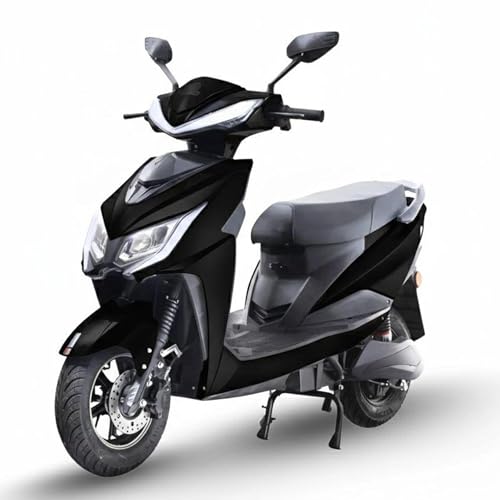 Image of Ryoto Electric Scooter Non RTO Lithium-ion, Top Speed: Approx. 25-30 km /h, Range (Mileage): Approx. 70-90 km per Charge, Waterproof Electrical Bike Scooty (Black)