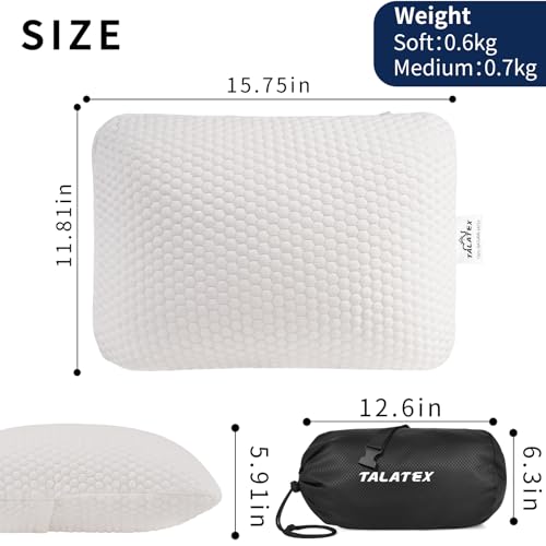 Coussin de camping et de voyage compact lavable sans odeur chimique de mousse
