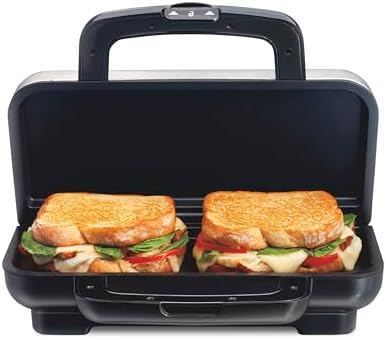 Proctor Silex Deluxe Hot Sandwich Maker With Easy-Clean Durable P...