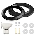 MENNTY 34120 RV Toilet Seal Kit with Bolts & Nuts – Replacement Parts Compatible with Thetfords Aqua Magic Style II, Plus, Residence – Leakproof Waste Ball Seal & Full Installation Set