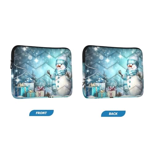 Funda impermeable para portátil 13-14 pulgadas diseño muñeco de nieve miniatura 2