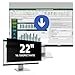 Produktbild Computer Monitor Sichtschutz 22 Zoll Seitenverhältnis 16:10, Anti Blaulicht Blendschutz Displayschutz, Abnehmbarer Blickschutzfolie Sichtschutzfilter Kompatibel mit Lenovo/HP/Dell/Acer/Samsung/Asus