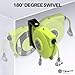 GEARit Retractable Extension Cord Reel (45ft) 14/3 AWG Gauge SJTW, 3 Outlets, LED Power Indicator, 11-Amps Circuit Breaker, 180 Degrees, UL Listed for Garage Ceiling Mount Workshop, Power Tool 45 Feet