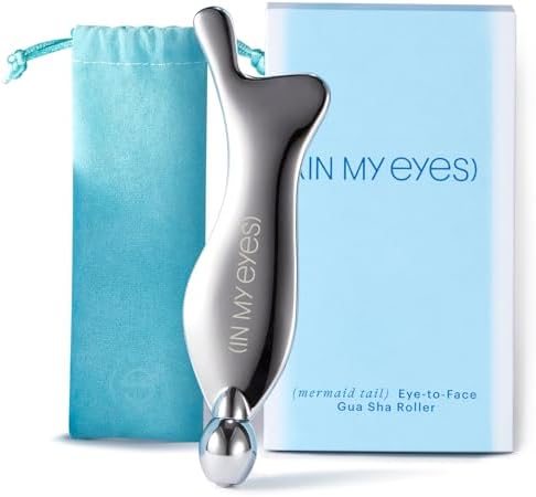 In My Eyes Gua Sha Tool for Face & Eye, Stainless Steel Gua Sha F...