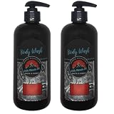 Cedar Mountain Chocolate Chip Cookie Body Wash with Marula Oil, 12 Oz (2 Pack)