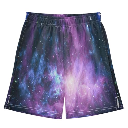 Boys Athletic Shorts Size 7-15 Boys' Casual Shorts with Pockets Elastic Waist Summer Kids Bottom for Sports Homewear