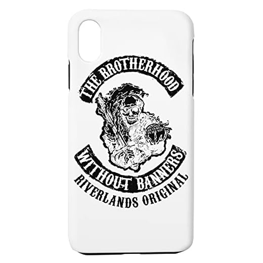 Game of Anarchy telefonfodral för iPhone XS Max hårt skal med silikon inuti