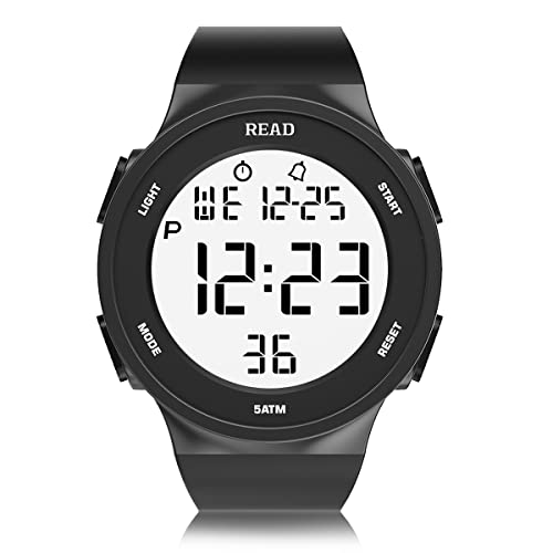 Timemaker Digital Watch, Women Digital Sports Watch, Military Outdoor Display Watches Large Face Watch With Stopwatch, Alarm, Calendar, And Backlight, R90003.B.black1 #TOP7