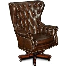 Hooker Furniture Erin Executive Swivel Tilt Chair, Brown