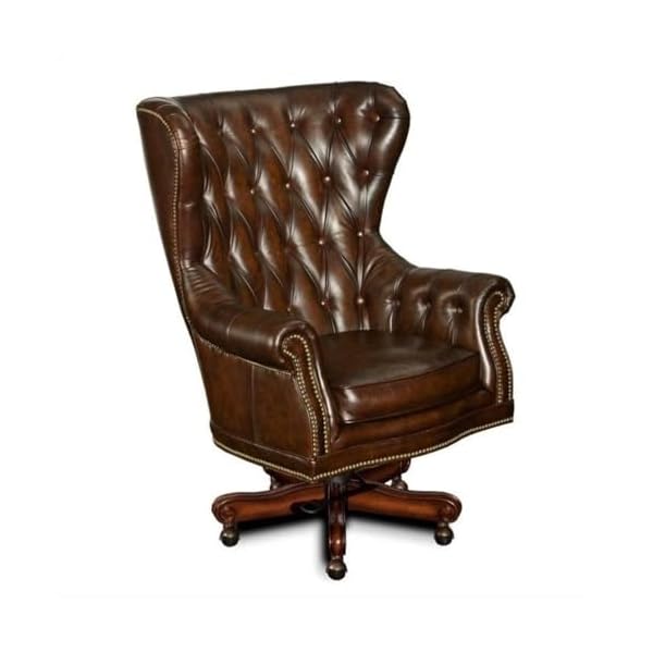23 traditional leather wood office chair in mahogany  urban country home decor