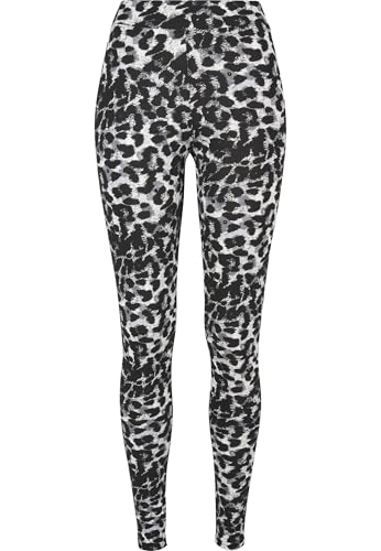 Urban Classics Leggings AOP Soft Femme Legging léopard XL 85% Polyester, 15% Élasthanne Slim Fit