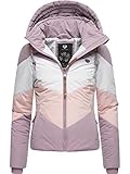 Ragwear Damen Winterjacke Steppjacke mit Kapuze Novva Block Lavender Gr. S