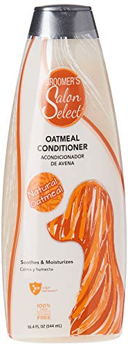 Groomer’s Salon Select, Oatmeal Itch Relief Conditioner, 18.4 fl. oz. – Soothes Skin Irritations, Heals Faster, Provides Natural Moisturizing