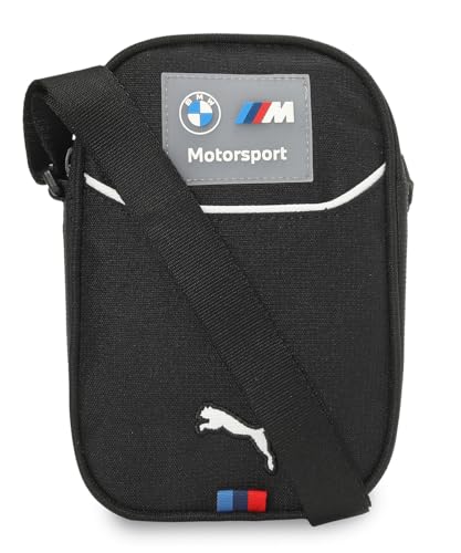 Puma BMW MMS Small Portable sac noir compact unisexe avec bandoulière réglable