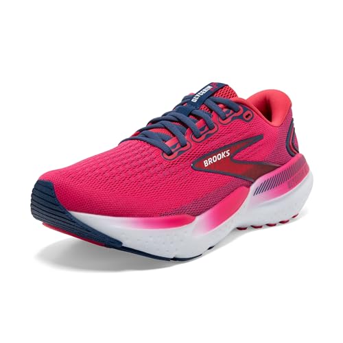 BROOKS Damen Glycerin GTS 21 Sneaker, Raspberry/Estate Blue, 38 EU