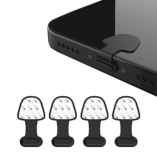 AUZOSL iPhone Dust Plug 4 Pcs - Anti-Lost iPhone Charger Port Protector for for iPhone, iPad, and AirPods
