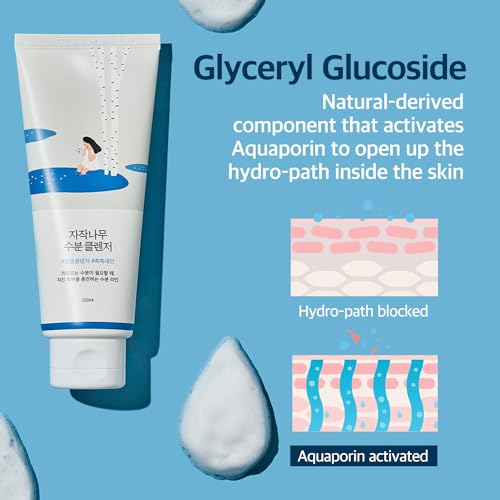 image for ROUND LAB Birch Juice Moisturizing Cleanser | Unclogs hidden sebum, Cl