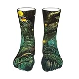 final fantasy socks ★Comfortable short socks. iksrgfvb Unisex help sleep Fantasy Art Tree Spirit Socks love #3 socks casual cotton crew socks 40cm