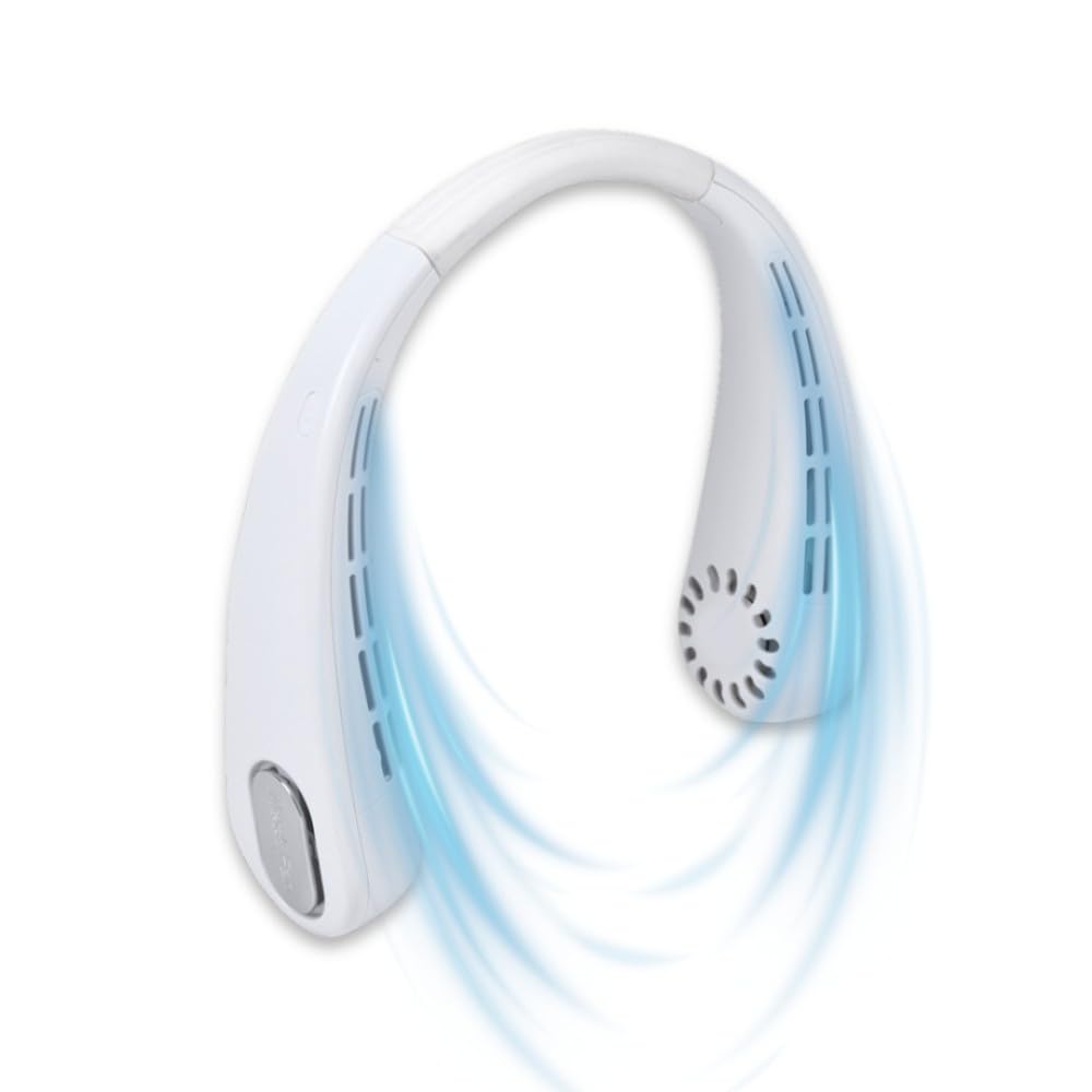 Ventilateur de cou portable EASY BREEZE de Mini ventilateur mains libres rechargeable USB