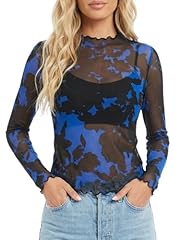 Blue Silhouette Floral