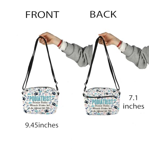 MNIGIU Funny Podiatrist Gift Doctor Of Podiatry Crossbody Bag for Foot Doctor Orthopedic Surgeon2
