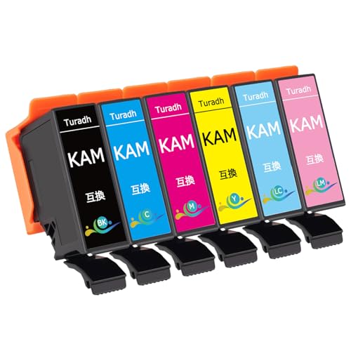 Amazon.co.jp: KAM-6CL-L エプソン 用 インク カメ 6色セット Epson