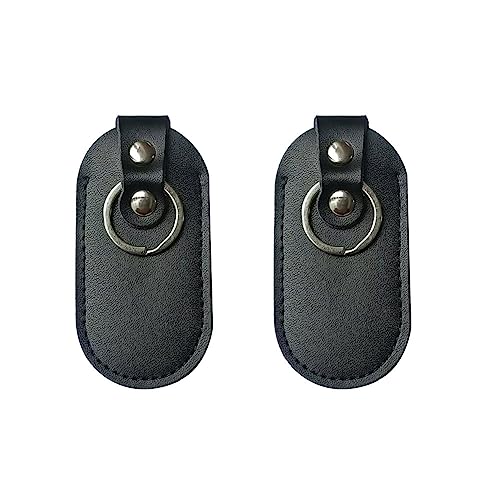 XNDGURE 2PCS Dermis USB Storage Case USB Flash Drive Leather Cover for USB Flash Drive Leather Case for USB Flash Drive Flash Drive and Easy Storage (Ellipsoid)