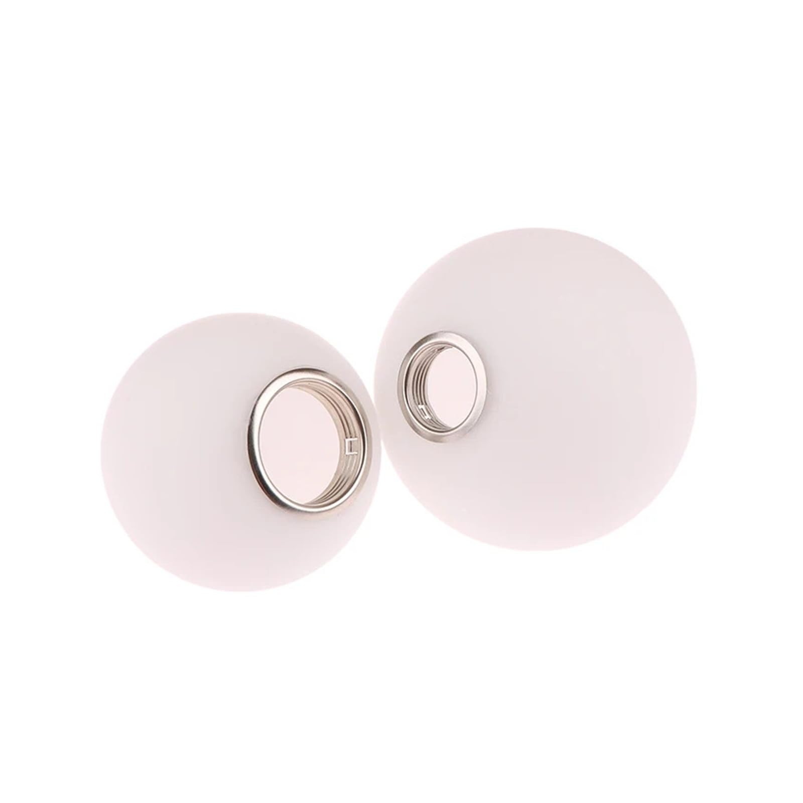 Lámpara de Cristal Blanco, lámpara esférica esmerilada for Bombilla E14E27, Accesorio de Apertura, Accesorio de Cristal, Pantalla de Repuesto(120mm-E27)