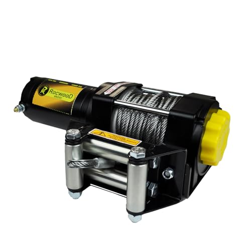 RocwooD Electric Winch 3000lbs 12V with Steel Cable
