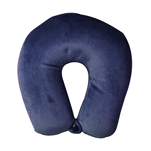 Almofada de pescoço, Poliéster, Azul