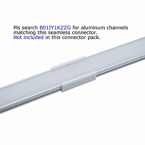 Litever 90 Degrees Corner Connectors, ONLY for Litever Slim Aluminum LED Channel (ASIN