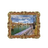 Tamaño: 7,3 x 6 cm. Material: poliresina e imán