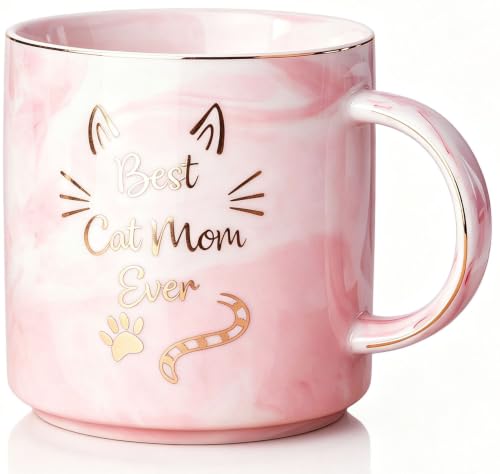 Mecai Cat Mom Gifts For Women Best Mom Ever Coffee...